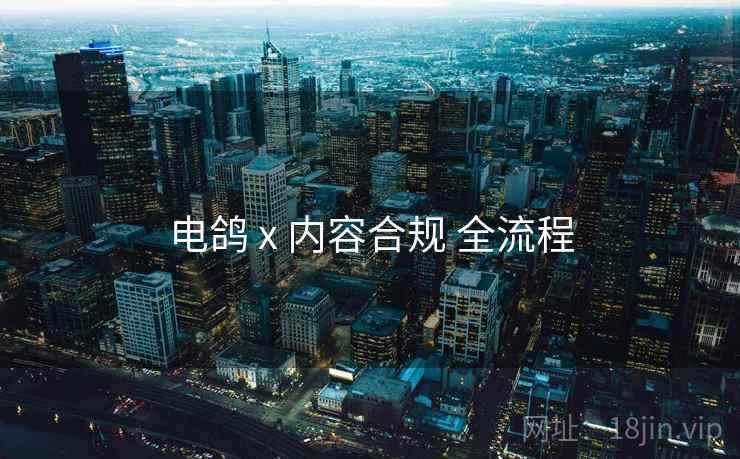 电鸽 x 内容合规 全流程