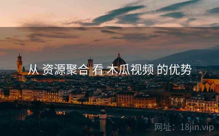 从 资源聚合 看 木瓜视频 的优势