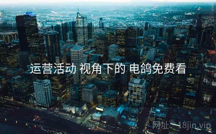 运营活动 视角下的 电鸽免费看