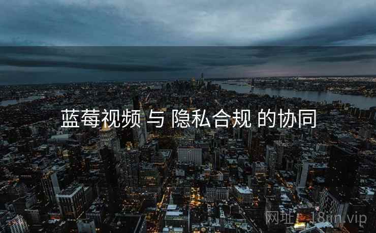 蓝莓视频 与 隐私合规 的协同