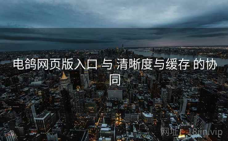 电鸽网页版入口 与 清晰度与缓存 的协同